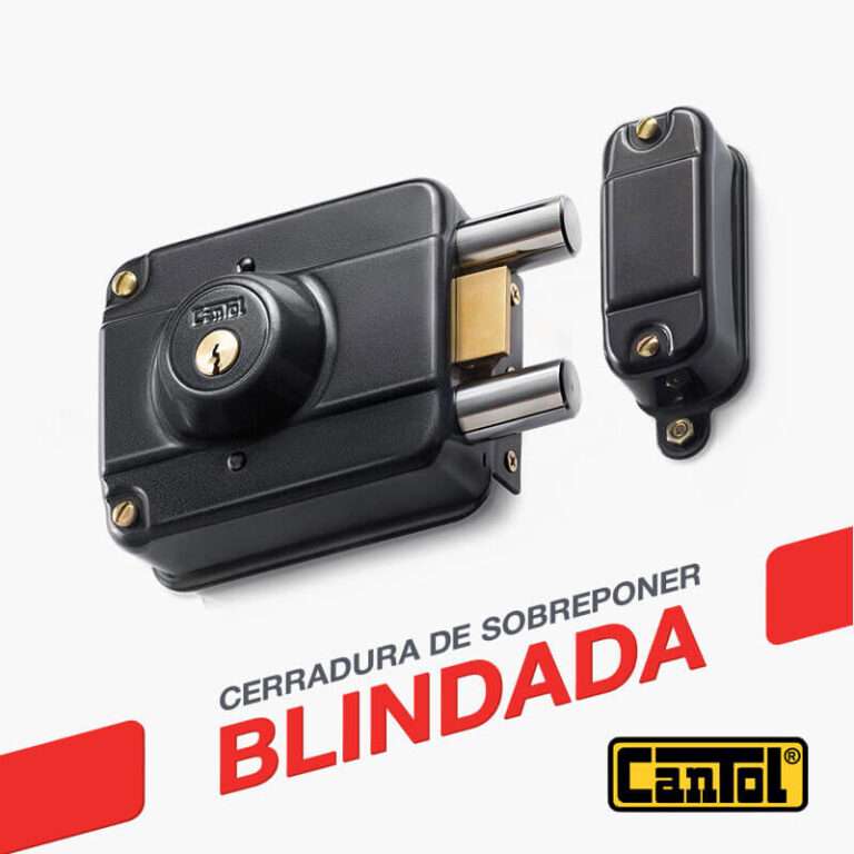 CERRADURA CANTOL 400 SUPER BLINDADA 3 GOLPES